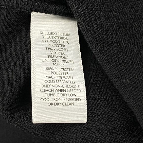 Ann Taylor Black Keyhole Sleeveless A-line Dress Size 4 - Picture 10 of 16